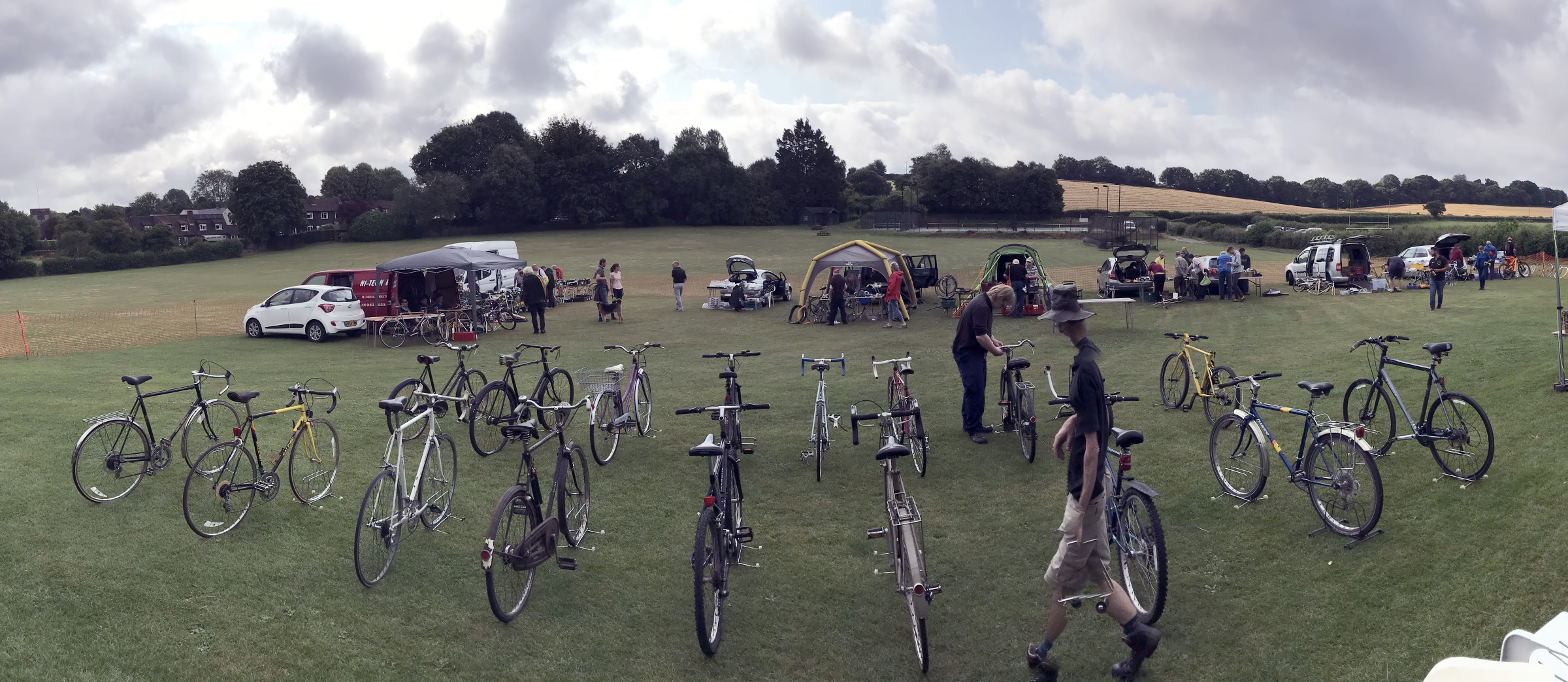 Cycle Jumble July 2019 at Cheriton Recreation Ground 